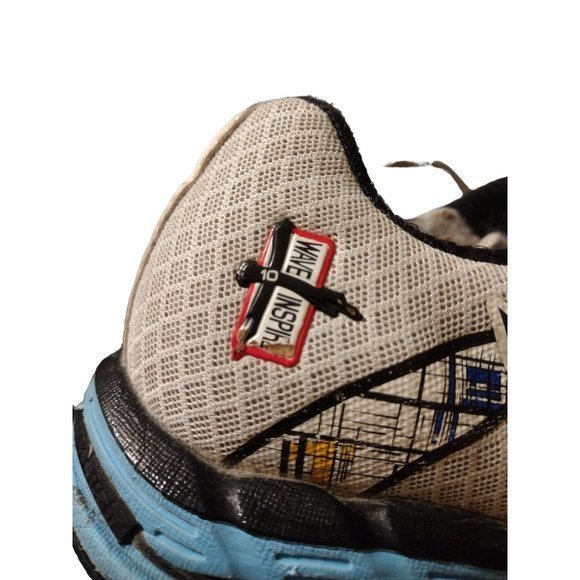 Women's Mizuno Wave Inspire 10th Anniversary Size 10 White Running Sneaker - Picture 6 of 11